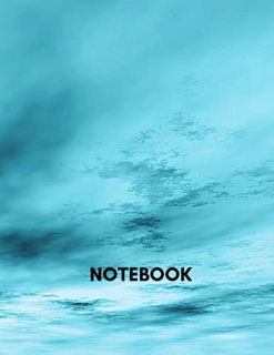 [Access] PDF EBOOK EPUB KINDLE Notebook: Lined Notebook Journal (College Ruled Paper) - Blue Cloud C