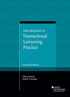 [ACCESS] EBOOK EPUB KINDLE PDF Introduction to Transactional Lawyering Practice (Coursebook) by  Ali