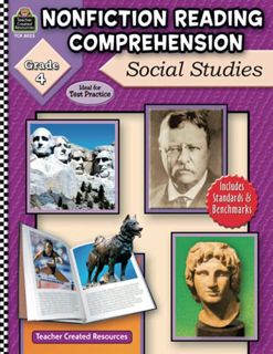 VIEW [EBOOK EPUB KINDLE PDF] Nonfiction Reading Comprehension: Social Studies, Grade 4 from Teacher