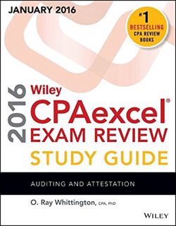 View [EBOOK EPUB KINDLE PDF] Wiley CPAexcel Exam Review 2016 Study Guide January: Auditing and Attes
