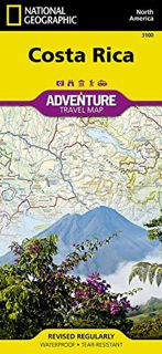 Get [EPUB KINDLE PDF EBOOK] Costa Rica (National Geographic Adventure Map) by  National Geographic M