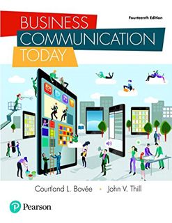 [VIEW] [KINDLE PDF EBOOK EPUB] Business Communication Today by  Courtland Bovee &  John Thill 💜