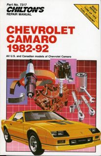 [Access] [EPUB KINDLE PDF EBOOK] Chevy Camaro, 1982-92 (Chilton's Repair Manual) by  Chilton ☑️