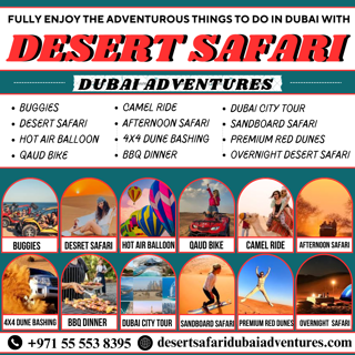 Hot Air Balloon Adventures in Dubai: A Journey Above the Dunes - 00971 55 553 8395