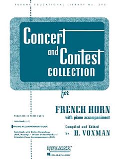 READ [PDF EBOOK EPUB KINDLE] Concert and Contest Collection for French Horn: Piano Accompaniment (Ru