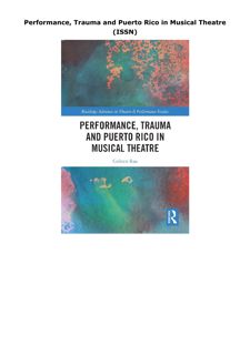 Ebook (download) Performance, Trauma and Puerto Rico in Musical Theatre (ISSN)