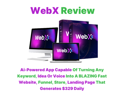 WebX Review – Create Profitable Websites in 60 Seconds