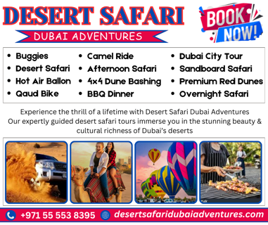 Exploring the Magic of Evening Desert Safari in Dubai - Desert Safari Dubai UAE +971 55 553 8395