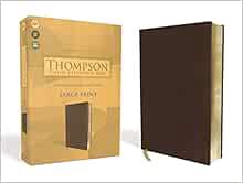 Get EPUB KINDLE PDF EBOOK KJV, Thompson Chain-Reference Bible, Large Print, Leathersoft, Brown, Red