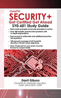 GET [PDF EBOOK EPUB KINDLE] CompTIA Security+ Get Certified Get Ahead: SY0-601 Study Guide by  Darri