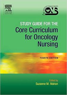 [PDF READ ONLINE] Study Guide for the Core Curriculum for Oncology Nursing Full E.B.O.O.K