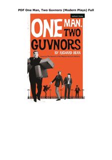 PDF One Man, Two Guvnors (Modern Plays) Full