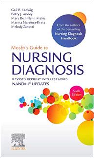 GET KINDLE PDF EBOOK EPUB Mosby’s Guide to Nursing Diagnosis, 6th Edition Revised Reprint with 2021-