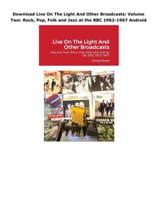 Download Live On The Light And Other Broadcasts: Volume Two: Rock, Pop, Folk and Jazz at the BB