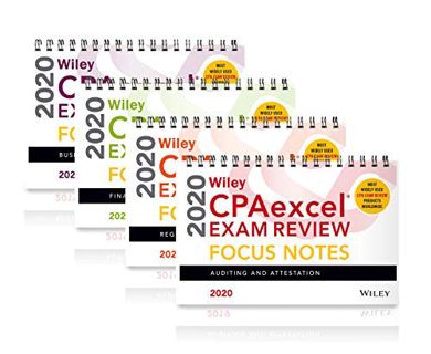 READ [PDF EBOOK EPUB KINDLE] Wiley CPAexcel Exam Review 2020 Focus Notes: Complete Set by  Wiley 🧡