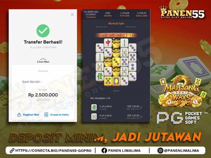 Cara Mudah Mendapatkan Bonus 50 Dengan Deposit 25 di Panen55 Melalui Bank BCA