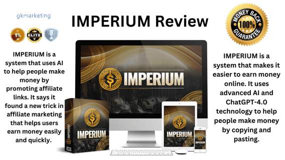 IMPERIUM Review: Tools, Training+Bonuses for Online Earnings