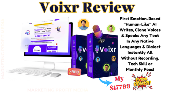 Voixr Review – Generate HQ Voiceover in Any Text & Any language Instantly