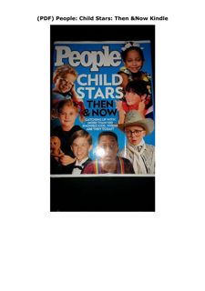 (PDF) People: Child Stars: Then & Now Kindle