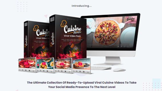 Cuisine Master Video Pack Review – Turn Your Passion For Food Into Profits With This!