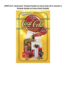 (PDF) B.J. Summers' Pocket Guide to Coca-Cola (B J ummer's Pocket Guide to Coca-Cola) Kindle