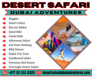 Dune Buggy Desert Safari Dubai: An Unforgettable Adventure - 00971 55 553 8395