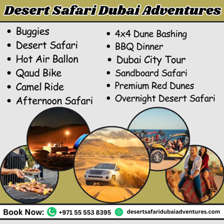 Hot Air Balloon Adventures Dubai: A Journey Above the Sands / 00971 55 53 8395