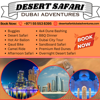 Experience the Ultimate Adventure with a Premium Desert Safari Dubai - 00971 55 553 8395