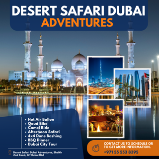 Hot Air Balloon Ride Dubai: A Surreal Experience - +971 55 553 8395