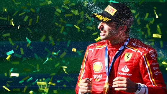 Carlos Sainz wins Australian Grand Prix as Max Verstappen retires from race