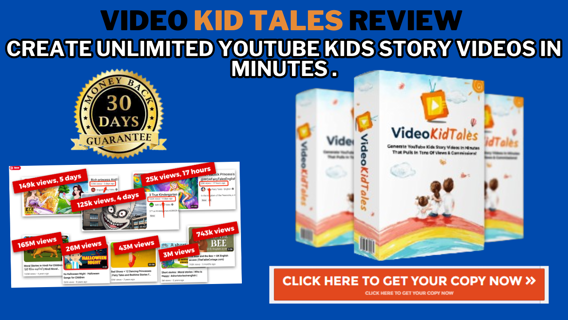 Video Kid Tales Review - Create Unlimited YouTube Kids Story Videos In Minutes .