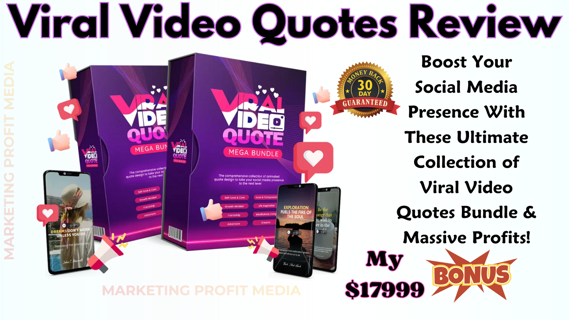 Viral Video Quotes Review – High-Converting Quote Designs Bundle for Social Media