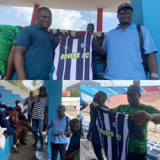 SSA TO CROSS RIVER GOVERNOR SPORTS, ETA LAWRENCE, DONATES JERSEYS TO ROVERS FC TO BOOST TEAM MORALE