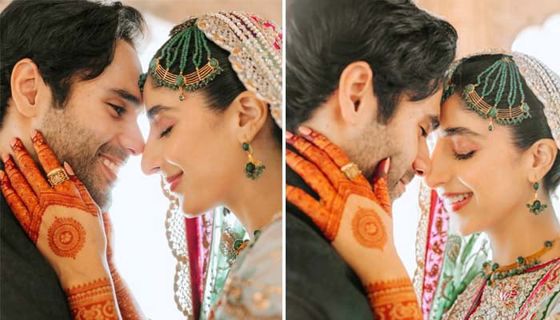 PAKISTANI actresses MARWA HOCANE and AMEER GILLANI  got married #MawraAmeerHoGayi.