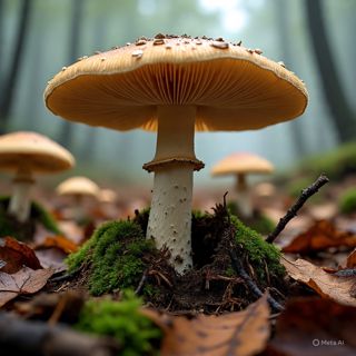 "Forest Mushroom: A Basidiomycota Species"