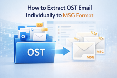 How to Extract OST Email Individually to MSG Format