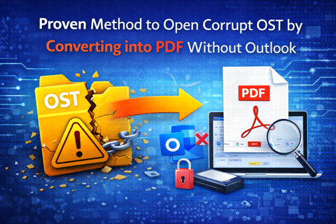 Proven Method to Open Corrupt OST by Converting into PDF Without Outlook