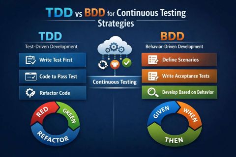 TDD vs BDD for Continuous Testing Strategies