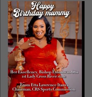 🎉 Etta Lawrence Celebrates Bishop Eyoanwan Bassey Otu on Her Birthday, Offers Heartfelt Prayers