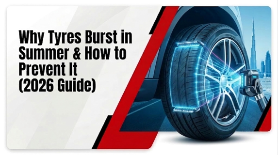 Tyre Burst UAE: Why Tyres Burst in Summer & How to Prevent It (2026 Guide)