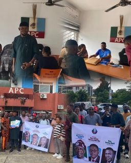HON. ENANG ABOLI FORMALLY SUBMITS NOMINATION AND INTEREST FORMS FOR ABI STATE CONSTITUENCY H/A