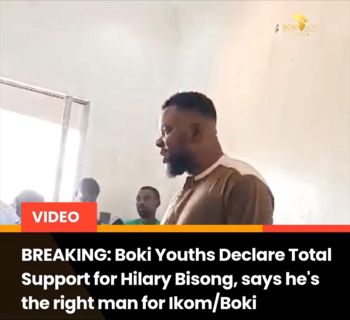 NYCN Boki Chapter Officially Endorses Rt. Hon. Hilary Bisong for Boki/Ikom Federal Constituency Seat