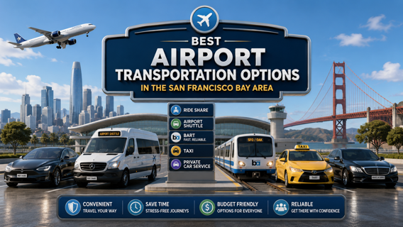 Best Airport Transportation Options in the San Francisco Bay Area