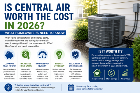 Best Time of Year to Install Central Air and Save Money