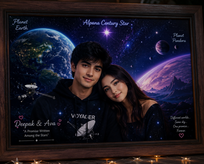 Deepak and Ava: A Promise Written Among the Stars 🌌❤️