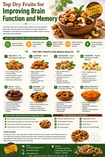 Top Dry Fruits for Improving Brain Function and Memory