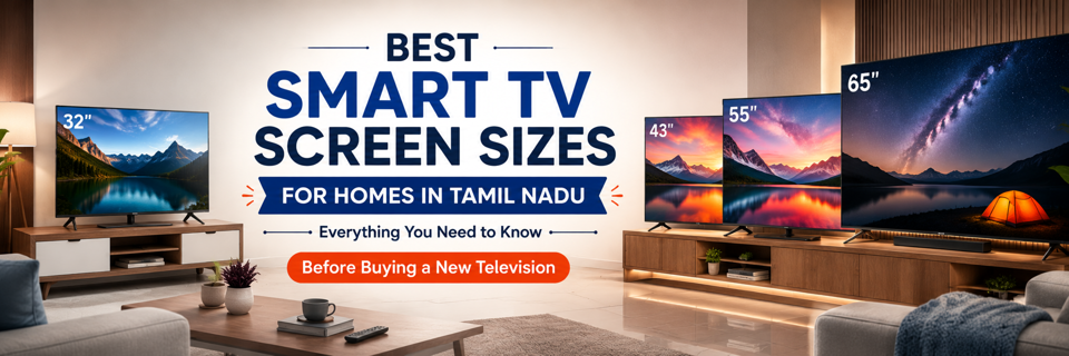 Best Smart TV Screen Sizes for Homes in Tamil Nadu: You Need to Know Before Buying a New Television