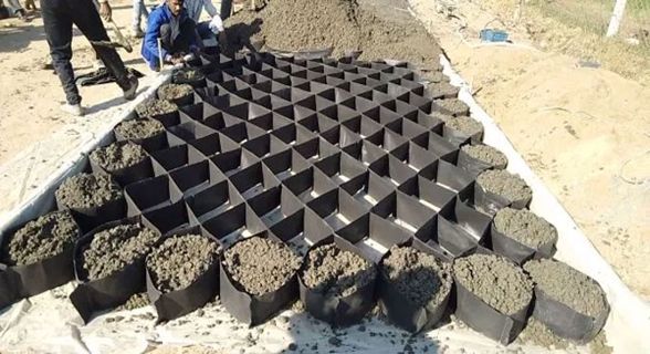 What is Cell-Filled Concrete Pavement?