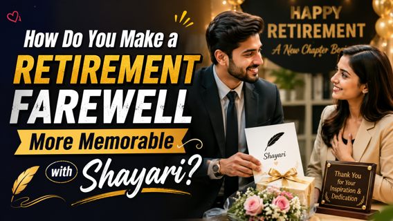 How Do You Make a Retirement Farewell More Memorable with Shayari?