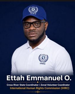 IHRC APPOINTS ETTAH EMMANUEL O. AS CROSS RIVER STATE COORDINATOR / ZONAL VOLUNTEER COORDINATOR
